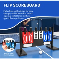 6Digit Multi Sports PVC ScoreBoard with Stand & Whiteboard table tennis scoreboard