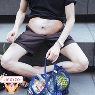 JIGGYZO Funny Pack,  Belly Creative Belt Bag, Pop Funny Storage Bag Men
