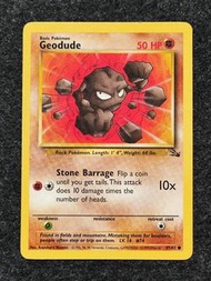 美版化石小拳石 Geodude 47/82 Fossil Set English 1999 Vintage Pokemon Card #ptcg