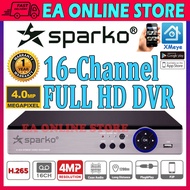 SPARKO 16CH 4.0MP CCTV DVR + HDD 16 CH CHANNEL AHD SYSTEM Digital Video Recorder Full HD 4MP P2P Vie