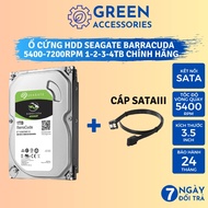 Pc HDD TB Seagate Barracuda 4TB / 3TB / 2TB / 1TB Hard Drive, SATA 6Gb / s Standard, Genuine