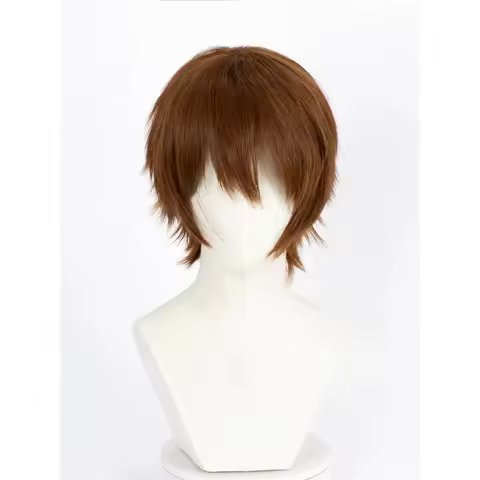 Light Yagami Cosplay Wig Death Note Light-brown Hair Halloween Costume