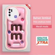 VIVO Y50 Y55 Y55S Y31 Y35 Y31 Y36 Y51 Y51A Y53 Y53S 5G 2021 2020 3D M&M s Kesing hp cassing jelly ac