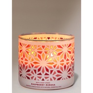 Bath and Body Works 3Wick Candle Raspberry Mimosa