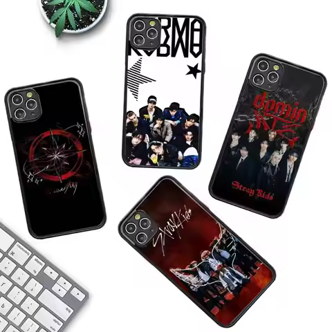 Kpop S-Stray K-Kids Matte Protective Case For IPhone 16 15 14 13 12 11 Pro Max X XS MAX Protection C