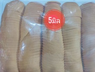 ขนมปังกะโหลกจิ๋ว รูน้อย สไลด์บาง 5 มิล แพ๊ค5แถว  แพ๊คมี170-175แผ่น