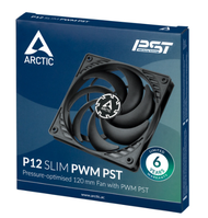 # ARCTIC [P12 Slim PWM PST/P14 Slim PWM PST] - Pressure-optimised PWM Fan with integrated Y-cable #