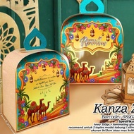 Kanza Eid Box 2 Jars (2 Tubes 9x13/9x18) 18.5x9.5x21cm