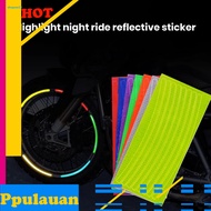  Visibility Bike Stickers Bike Rim Reflective Tape 6pcs High Visibility Reflective Sticker for Night Riding Safety Decal Tape for Bike Mtb Scooter Helmet Southeast Buyers