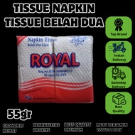 55gram Bifold Tissue - Royal Buffet Dinner Tissue Napkin Tissue - Warteg Dining Tissue