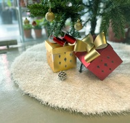 *CHRISTMAS SPECIAL* 35mm Round Shape Snow White Artificial Grass Fake Synthetic Karpet Rumput Tiruan