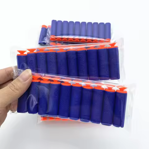 4.5cm EVA Suction Soft Bullet for Nerf Shooting Games Airsoft Toys M416 Blaster Compatible with Boys