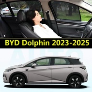 Magnet Car Window Sunshade for BYD Dolphin 2023-2025 Car Curtains Anti-Mosquito Car Sunshade UV Prot