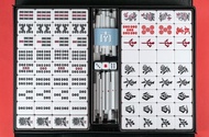 Riichi Mahjong Rookie Tile Set - Black Case TERMURAH