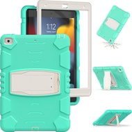 Silicone Thick Anti-Drop Case for iPad 9 10.2inch A2602 A2604 A2603 A2605 Multi-layer Protective Sta