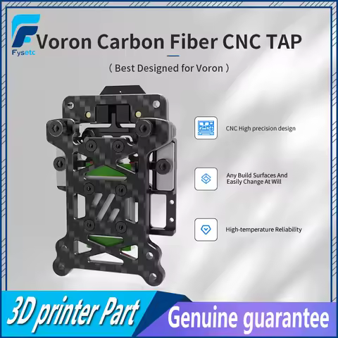 FYSETC Voron CNC Carbon Fiber Tap Ultra Weight Linear Guide Rail Support 5V/24V CNC Machining for Vo