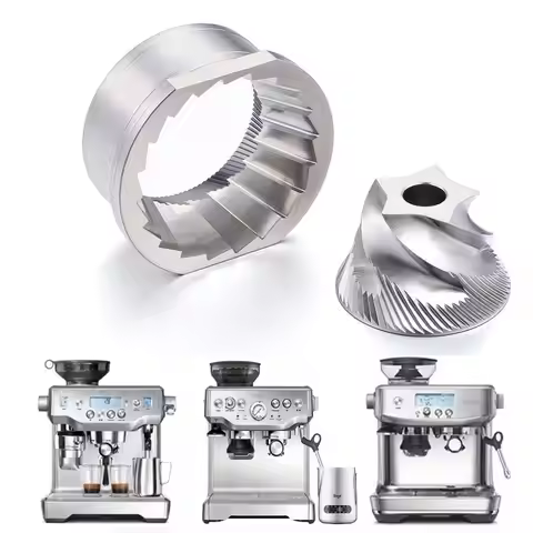 5 Core Conical Grinder Upper Lower Burrs for Breville Barista Express/Barista Touch/ Barista Pro Esp