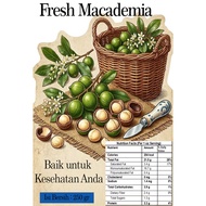 Raw Macadamia Nuts 250 Grams - Healthy Snacks with Omega-7 & Vitamin E for Heart Health
