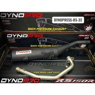 DYNOPRO EXHAUST BACK PRESSURE RS150 RSX150 Y15ZR 32MM Dyno pRo Ekzos muffler pipe