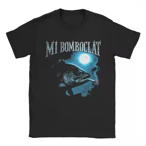 Funny Bomboclat Fish Meme New Arrival T Shirt for Men Women 100% Cotton Tee Shirt Clothes
