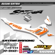 STRIPING SATRIA FU LAMA F150 BARONG STIKER VARIASI MOTIF KEREN TERLARIS