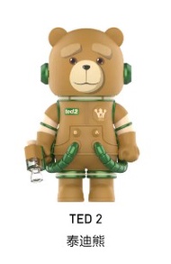 現貨 Mega Space Molly 100% Series 3 週年系列3 泰迪熊 TED 2