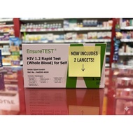 Ensure Test HIV 1.2 Self test kit (whole blood/oral fluid)