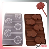 Silicone Mold Ice Lollipop Jelly Pudding Ice Cream Chocolate Candy Flower TCK41383
