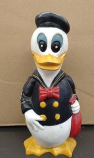 60年代脆膠渣打銀行唐老鴨錢箱錢罌