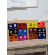 Acrylic Perpetual Calendar/aesthetic Calendar/Desk Calendar/Room Decoration