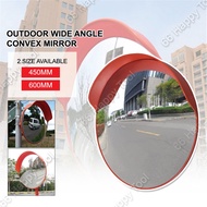 450mm / 600mm Outdoor Wide Angle Convex Mirror Polycarbonate Safety Corner Mirror Traffic Parking In