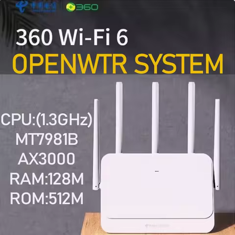 Openwtr 360 AX3000 Wireless router dual-band Gigabit WIFI6 3000m dual core 1.3Ghz 256M Ram high-spee