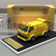 MK Foshan Exhibition 1: 64 Mitsubishi Delica Food Truck with Doll Alloy Car Model