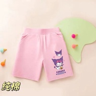 HYS Girls Shorts Girls pants Cotton childrens shorts Summer big kids fashion Coulomi shorts Girls sp