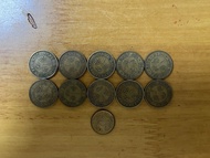 （63年10枚大壹毫）香港硬幣英女王伊利沙伯二世 1963年大一毫 Government of Hong Kong Coin Queen Elizabeth ll 1963 $0.1