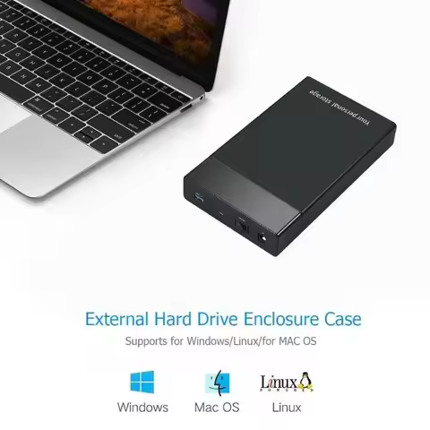 HDD Case 3.5'' 2.5'' SATA to USB 3.0 Adapter External Hard Drive Disk Enclosure For 3.5 Inch SSD Dis