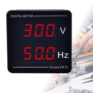 CUY Voltage Frequency Meter Digital Display 50-500V 10-99 9HZ Quick Installation