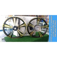 SPORT RIM STAGE 6 GOLD SPORTRIM YAMAHA LC135 4S V1,V2,V3,V4,V5,V6,V7 HIGH KUALITI