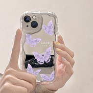 UNGU MERAH Purple Dragonfly Cartoon Soft Camera Protective Case Pink Dragonfly Case Soft Case For Sa
