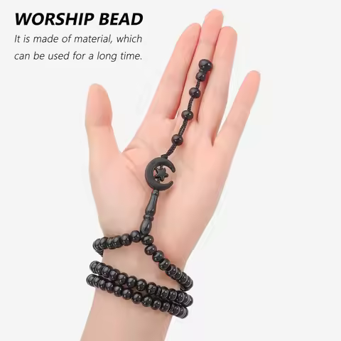 Muslim Tasbih 99 Beads Allah & Muhammad Islamic Prayer Rosary Muslim Beads New Misbaha Tasbeeh 99 Ne