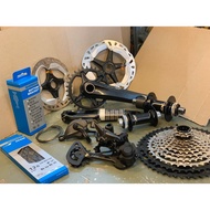 SHIMANO DEORE XT 1 x 12 SPEED M8100 FULL GROUPSET WITH BRAKE , DISC AND HUB