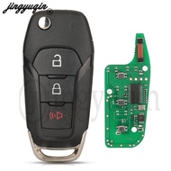 Jingyuqin N5F-A08TAA Flip Remoteกุญแจรถ 315MHz ID49-7945PชิปสําหรับFord Fusion 2013-2016 Fob 2/3/4 ป