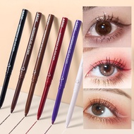 6 Colors Waterproof Matte Eyeliner Liquid Pen/ Coffee Smooth Lying Silkworm Durable Eyeliner Makeup 