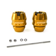 สำหรับ Zontes 368กรัม368E 368D 368เมตรอุปกรณ์อะลูมิเนียมอัลลอย CNC ท่อไอเสียกันตกก้านด้านหน้าและด้าน