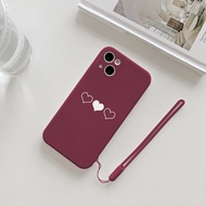 เคสโทรศัพท์พิมพ์ลาย TPU พร้อมสายคล้องมือ, เข้ากันได้กับ iPhone 7 Plus, iPhone X, iPhone XR, iPhone X