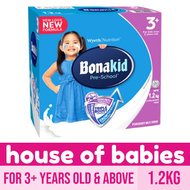 BONAKID PRE-SCHOOL 3+ 1.2kg for Children Over 3 Years Old Powdered Milk Drink