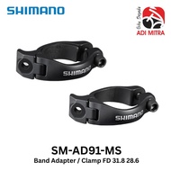 Shimano SM-AD91-MS 31.8 28.6 Band Adapter - FD Clamp Hanger Adaptor