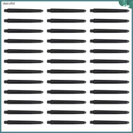 100pcs Plastic Shafts Darts Accessories Stems Plastic Pole Rod with Standard 2BA Screw Thread (Black