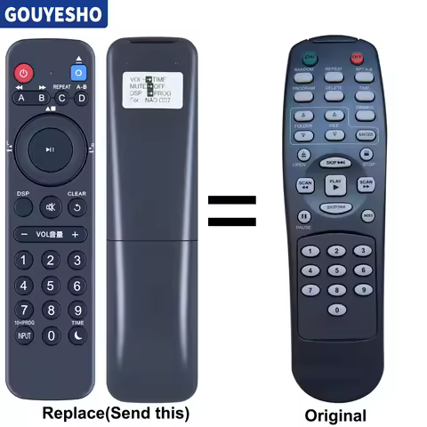 Replacement For NAD CD 7 C-516BEE/C-515BEE CD Player Remote Control