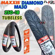 MAXXIS DIAMOND 250-18 MA3D Tubeless Tayar Tyre Tiub Tube 250 18 RXZ GTO AR80 AR125 EX5 Maxis Sotong 